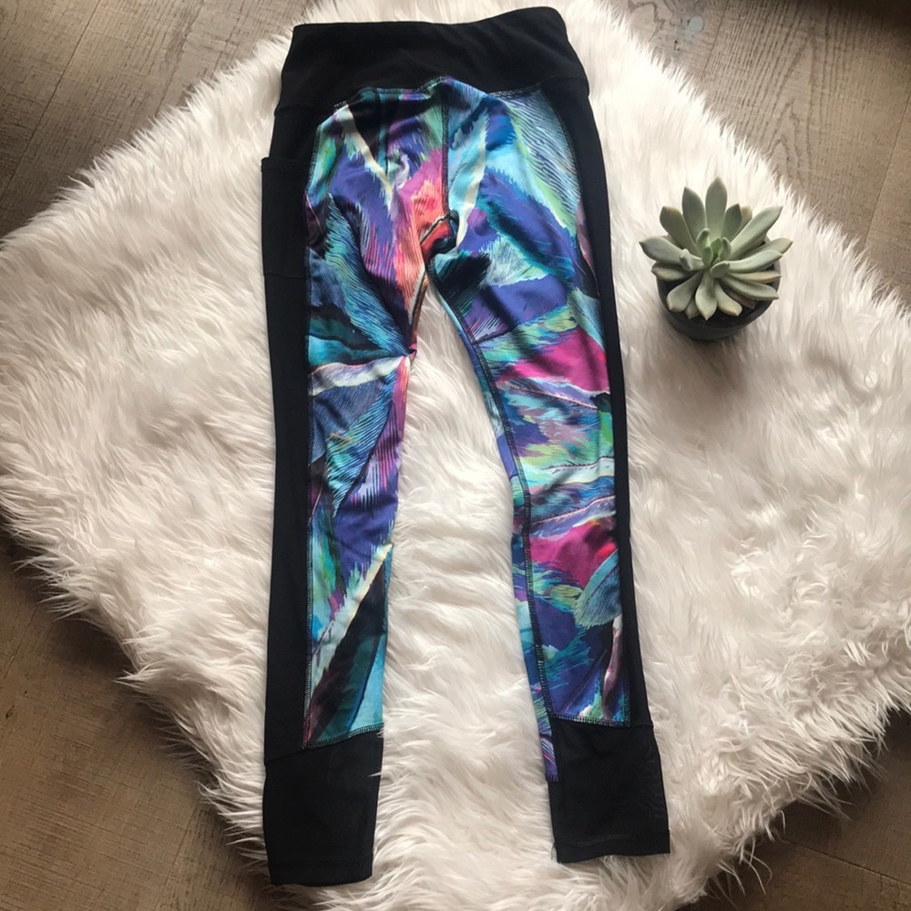 X by Gottex Colorful Capri leggings SP EUC - Picture 4 of 12